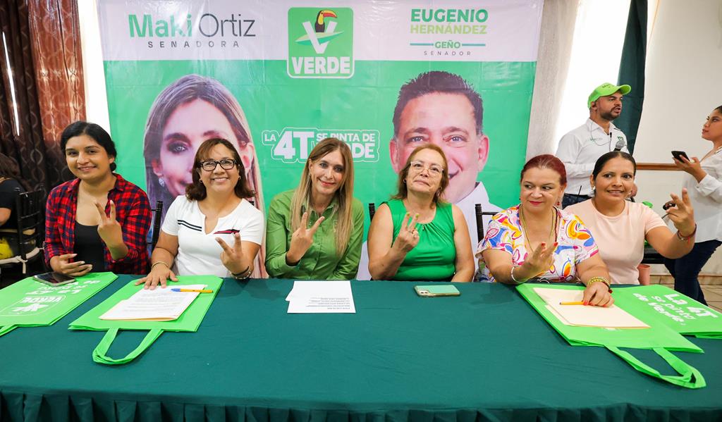 Acompañan más de 400 mujeres del Sur a Maki Ortiz hacia el Senado