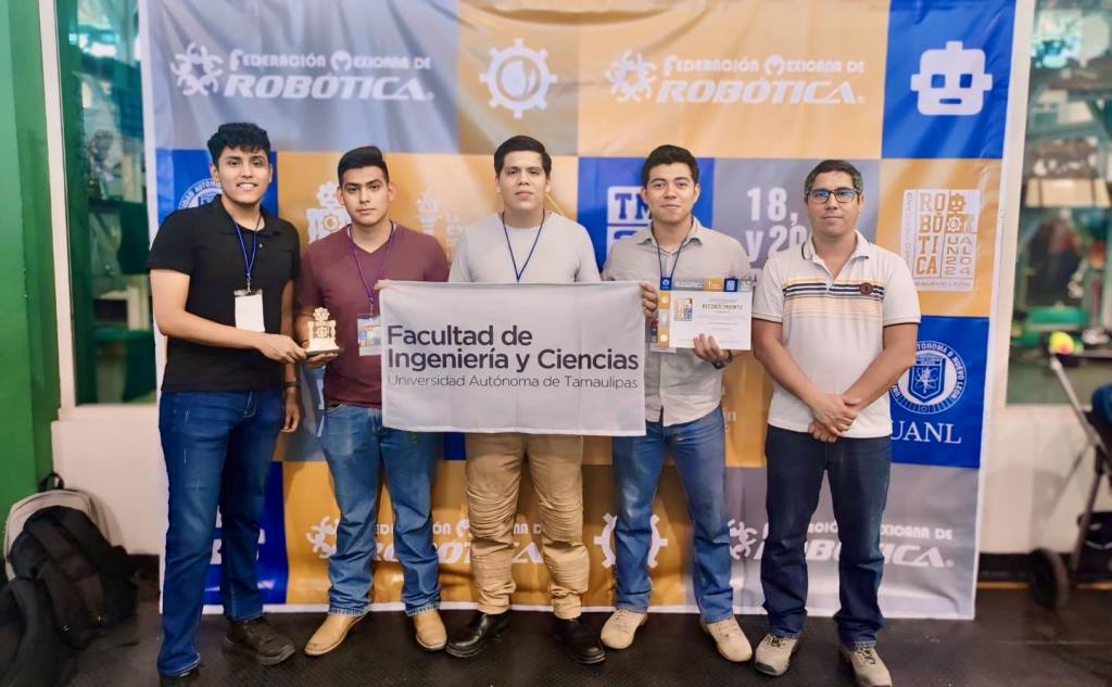 Alumnos de la UAT obtienen el primer lugar en el Torneo Mexicano de Robótica