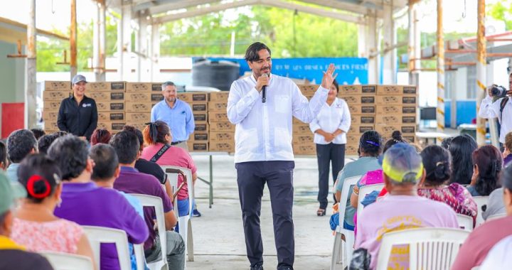 Programa emergente del Municipio aplicado en colonia Las Delicias