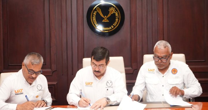 Acuerdan la UAT y el SUTUAT contrato colectivo de trabajo 2025