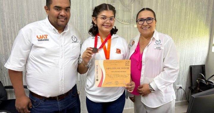 Destaca estudiante de la UAT en Olimpiada Nacional de Matemáticas