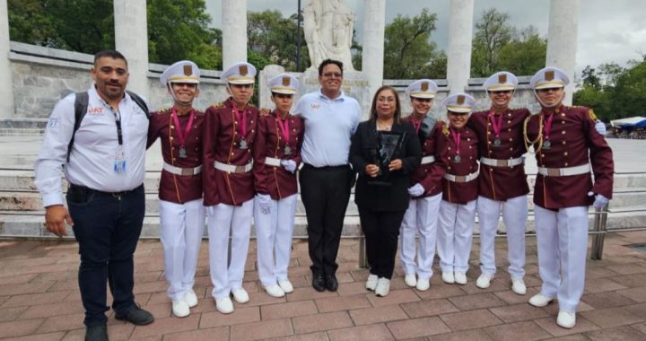Obtiene la UAT segundo lugar nacional en competencia de escoltas y bandas de guerra