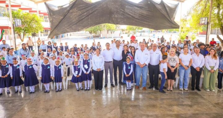 Inauguró Carlos Peña Ortiz programa Desayunos Escolares 2025 en escuela primaria Benito Juárez
