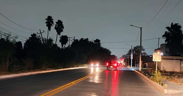 Refuerza Alcalde Carlos Peña Ortiz iluminación pública en Reynosa