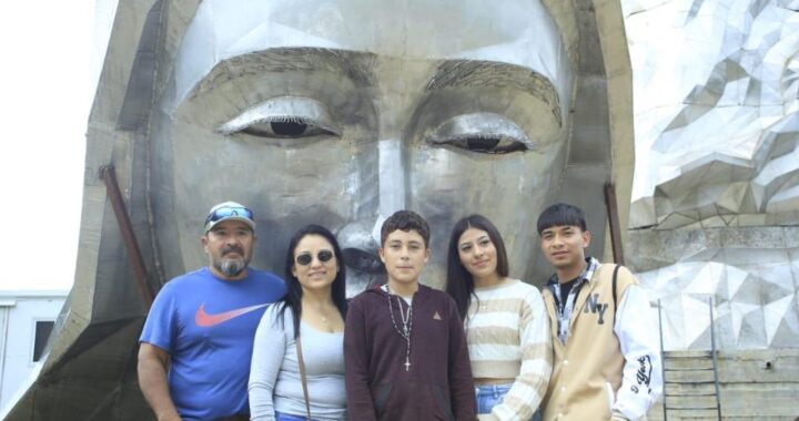 Antes de su inauguración, se incrementan visitas a la Virgen monumental de El Chorrito