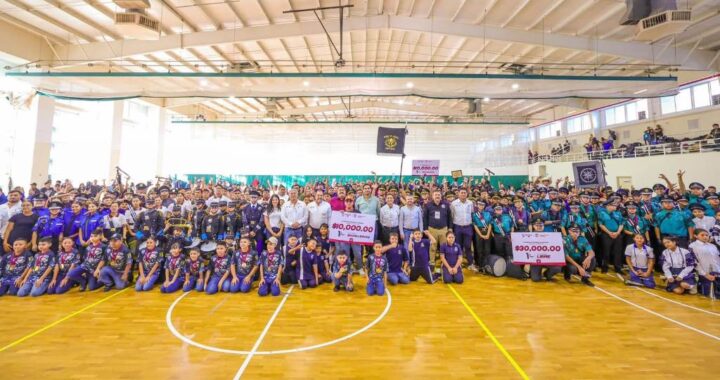 Presidió Alcalde Carlos Peña Ortiz el Concurso Nacional de Bandas de Guerra 2025