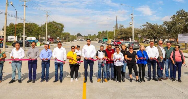 Inauguró Carlos Peña Ortiz Pavimentación Hidráulica de la Calle Conde de Sierra Gorda