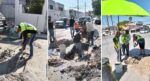 Atiende COMAPA fugas de agua potable en diferentes sectores de la ciudad