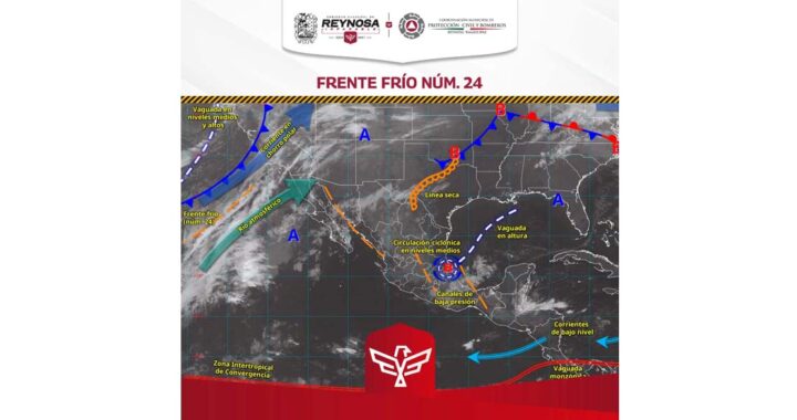 Inicia hoy domingo 28 descenso de temperaturas e incrementa probabilidad de lluvia