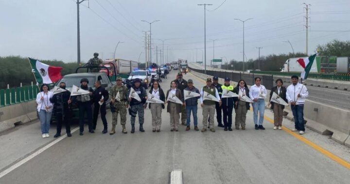 Participó Tránsito y Vialidad de Reynosa en la Caravana «Héroes Paisanos, Invierno 2025»