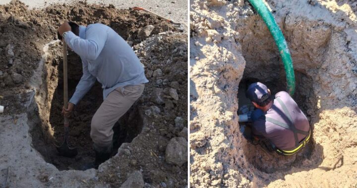 Atendió COMAPA reportes de fugas de agua potable en distintos sectores de la ciudad