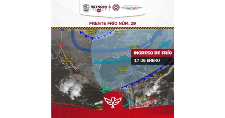 Tendrá Reynosa muy bajas temperaturas los días sábado y domingo