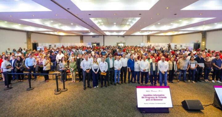 Apoyan Américo Villarreal Anaya y Carlos Peña Ortiz desarrollo de Vivienda para el Bienestar