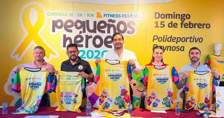 Atletas reynosenses apoyan a los Pequeños Héroes en su lucha contra el cáncer