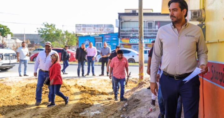 Transforma pavimentación hidráulica del Gobierno de Reynosa a la colonia Revolución Obrera