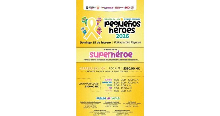 Apoya a Iluminando Corazones en la Carrera 5K-10K & Fitness Festival Pequeños Héroes 2026