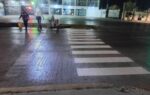 Rehabilitó Gobierno de Reynosa señalización de avenida Rodolfo Garza mediante jornada nocturna