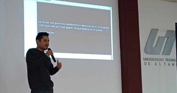 Impulsa UT Altamira visión de estudiantes con caso real de éxito de egresado