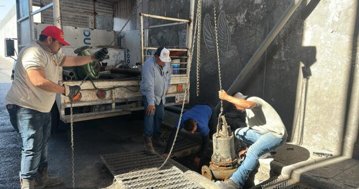 Fortalece COMAPA infraestructura pluvial en la Zona Centro