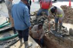Reparó COMAPA fugas de agua potable en diversos sectores