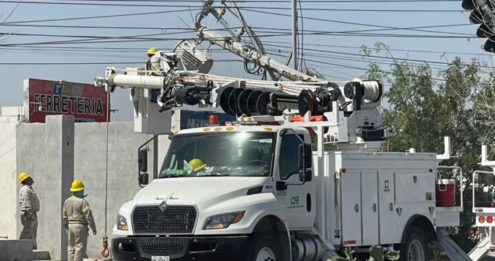 Dañaron vientos intensos red eléctrica en Reynosa sin registrarse lesionados