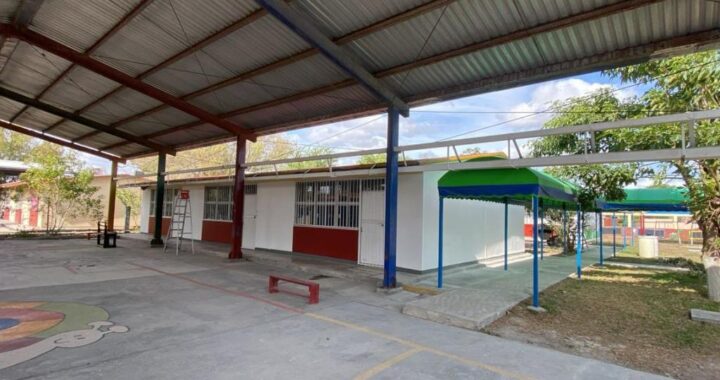 Mejora Gobierno del Estado infraestructura del Jardín de Niños Raquel Martínez
