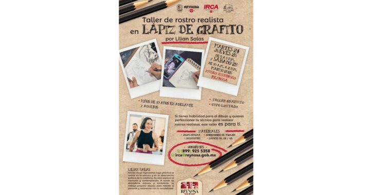 Promueve Gobierno de Carlos Peña Ortiz taller gratuito de dibujo realista