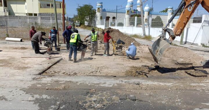 Reparó COMAPA carpeta asfáltica tras reparaciones