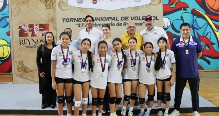 Impulsa el Gobierno de Reynosa la práctica del Voleibol entre la juventud