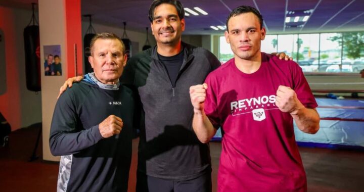 Carlos Peña Ortiz se puso lo guantes con el campeón mundial Julio César Chávez