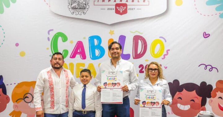 Dio a conocer el Alcalde Carlos Peña Ortiz la Convocatoria al Cabildo Infantil 2026
