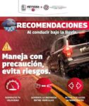 Conduce con precaución durante la lluvia para evitar accidentes