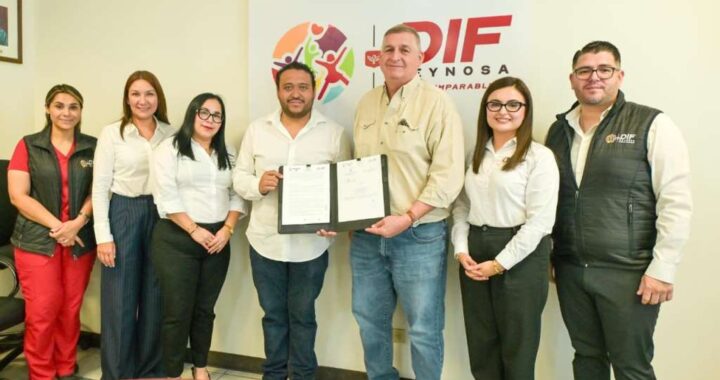 Firma DIF-Reynosa convenio para fortalecer la salud visual de la ciudadanía