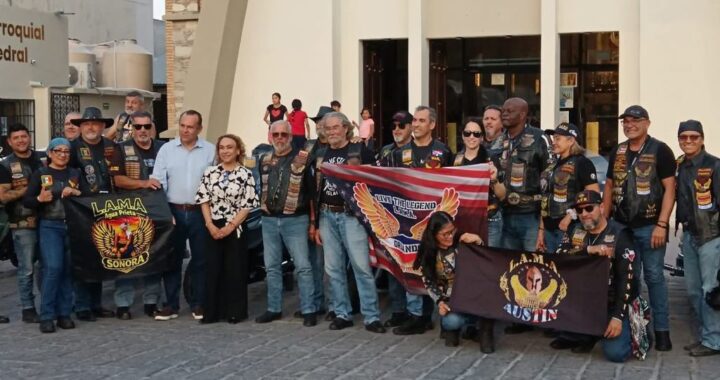 Visitó Reynosa Caravana internacional de Motociclistas LAMA
