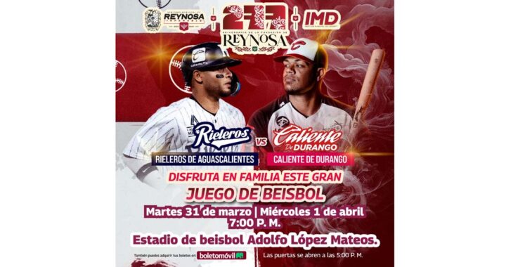 Hoy se enfrentan los clubes de beisbol Rieleros y Caliente en el López Mateos