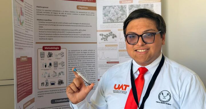 Estudiante de la UAT pone en alto a Tamaulipas en la FEMECI 2026