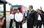 Supervisa gobernador unidades del nuevo sistema de transporte público de Tamaulipas