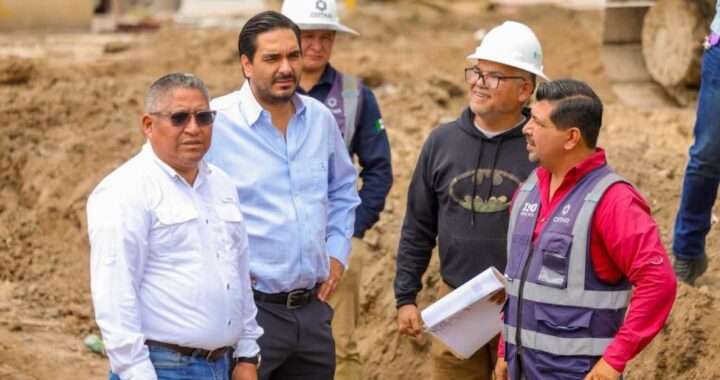 Supervisó Carlos Peña Ortiz rehabilitación de puente en Hacienda Las Fuentes