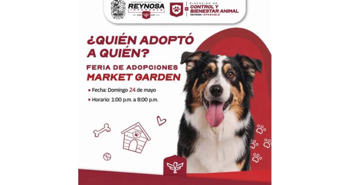 Invita el Presidente Carlos Peña Ortiz a la Feria de Adopciones hoy domingo 24 de mayo