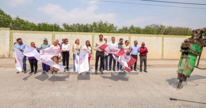 Celebraron en el Fraccionamiento Reynosa visita y obra del Alcalde Carlos Peña Ortiz
