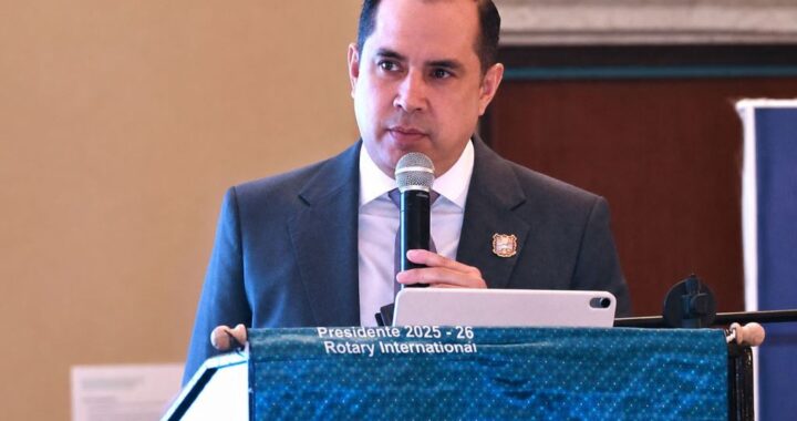 Participa secretario de Finanzas en encuentro rotario y destaca saneamiento financiero de Tamaulipas