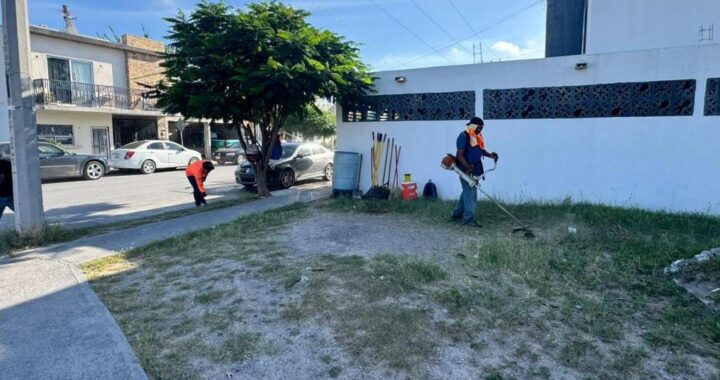 Recuperan familias de Hacienda Las Fuentes sus espacios públicos con la Jornada de Limpieza Imparable