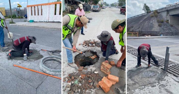 Reemplazó COMAPA tapas de alcantarilla en diversos puntos de la ciudad