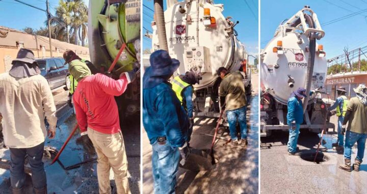 Realizó COMAPA sondeo de drenaje sanitario en el fracc. Reynosa