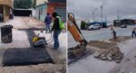 Trabaja COMAPA en reposición de carpeta asfáltica en diversos sectores de la ciudad