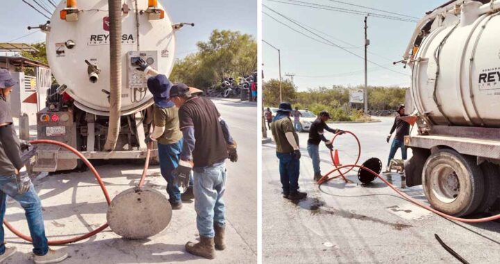 Realizó COMAPA sondeo de drenaje sanitario en la colonia Balcones de Alcalá