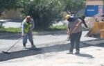 Avanza COMAPA en reposición de carpeta asfáltica en la colonia Benito Juárez