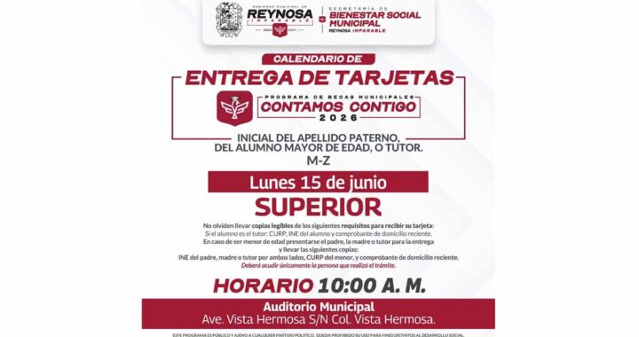 Entregará Gobierno de Carlos Peña Ortiz Tarjeta de Becas a universitarios