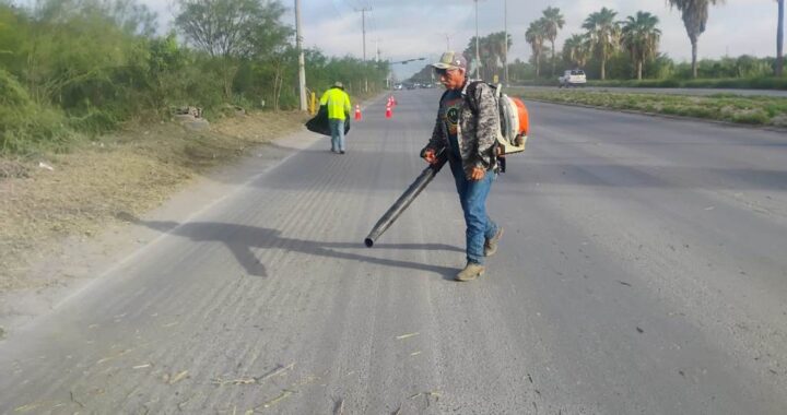 Mejora visibilidad de conductores la limpieza de avenidas