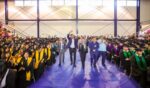 Presidió Alcalde Carlos Peña Ortiz Graduación de Generación LIII del CBTIS 7 con la Directora Brenda Lilia Godina Tovias